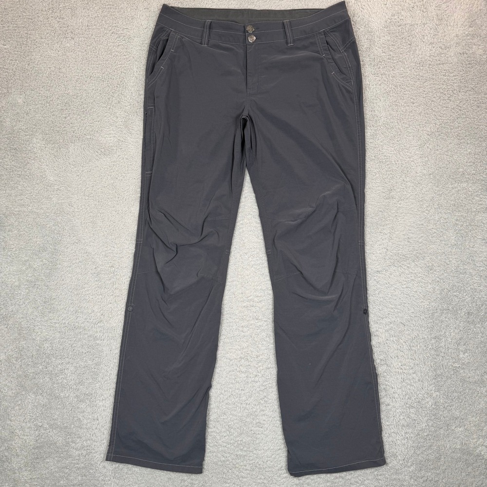 Marmot Mens Gray Nylon Stretch Hiking Pants Articulated Knee Size 12 SCC-510